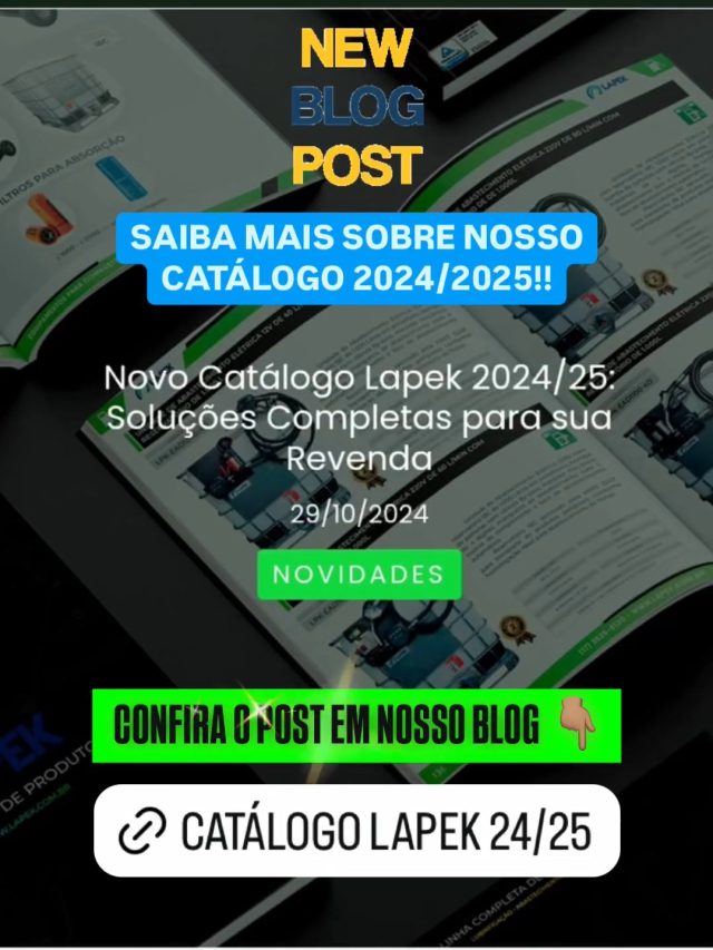 Novo Catálogo Lapek 2024/25: Soluções Completas para sua Revenda